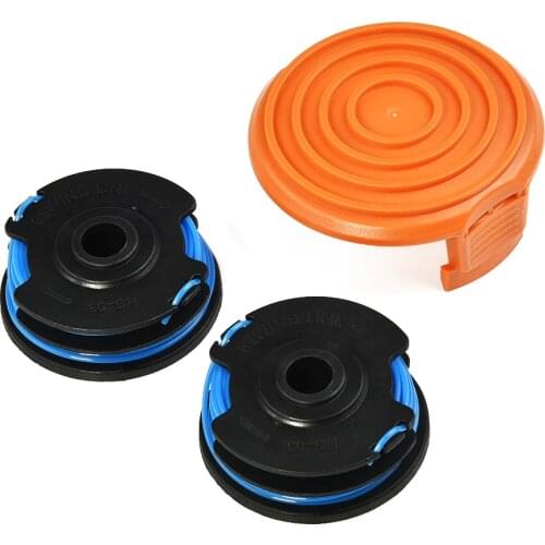 Spool Cap Cover+Line Spools For FLYMO CONTOUR 500 XP 700 POWER PLUS PTXT25 Lawn Mower String Trimmer Parts