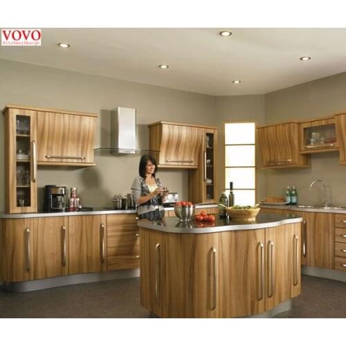 Melamine and lacquer kitchen cabinet