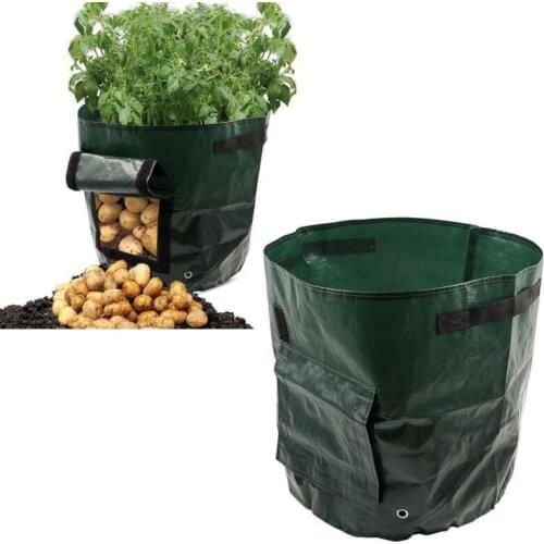 35x45cm New Potato Planting PE Bags Cultivation Garden Pots Planters Vegetable Planting Bags Grow Bags Farm Balcony Home Garden