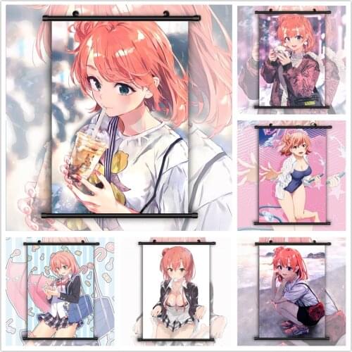 OreGairu Yuigahama Yui Anime Manga HD Print Wall Poster Scroll