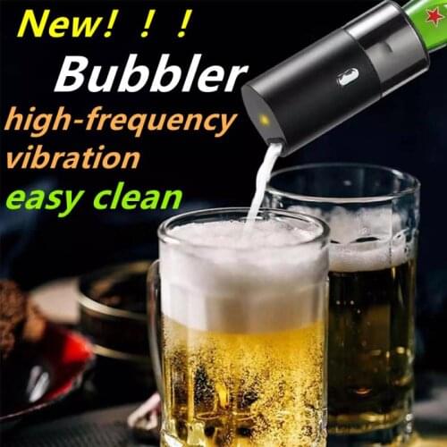 Beer Foamer Bar Convenient Cocktail Shaker Home Party Foaming Machine Bubble Machine Kitchen Accessories Barware Bar Tools