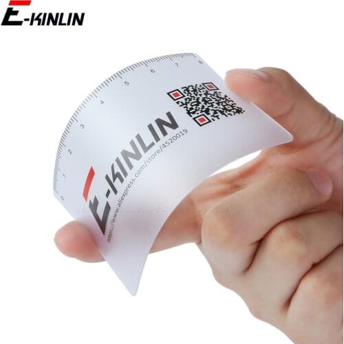 Plastic Ruler Measuring Teardown Open Mobile Phone LCD Screen Disassembly Repair Pry Opening Tool Scraper Tools Business Card