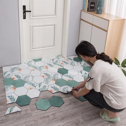 Leaves Pattern Door Mat Carpet Household Outdoor Entrance Floor Door Mats Waterproof PU Cuttable Living Room Hallway Mats Carpet