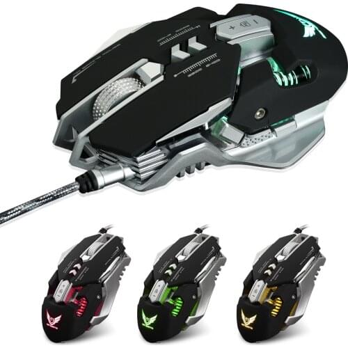 Professional Gaming Mause Mechanical Mouse RGB 3200DPI 7 Buttons USB Wired