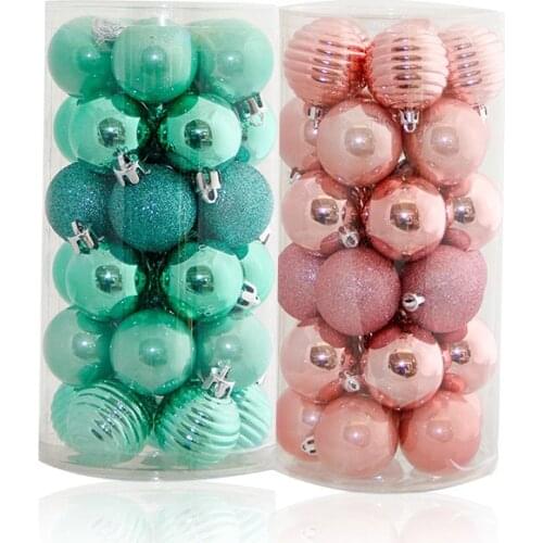 Adornos Navidad 2022 Natal Green Plastic Christmas Ball Christmas Decoration For Home