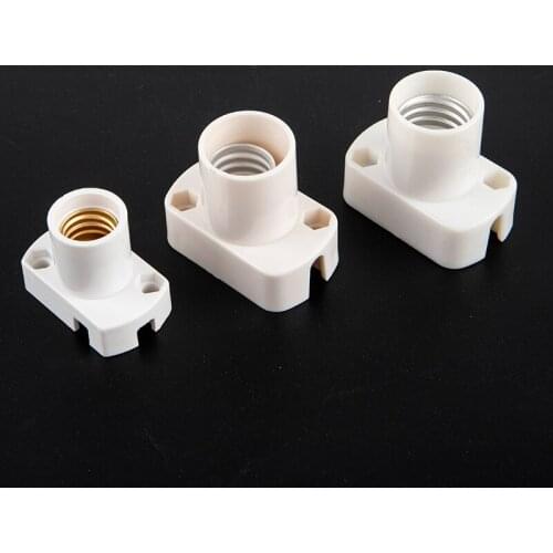 Mini Screw Lamp Base E12 E14 E17 supporto Lamp holder Light Bulb Socket Holder Adapter