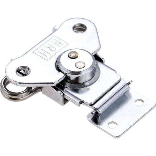 1Pc Stainless Steel Butterfly Lock Airbag Toggle Latch Catch Clamp Wooden Box Toolbox Buckle Rotary Lock for Flight Case 60*72mm