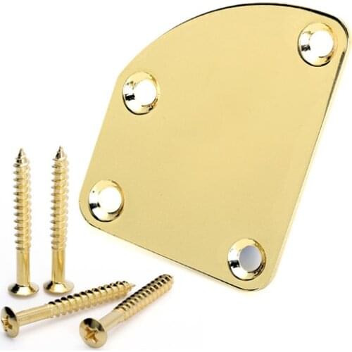 Golden High Quality Neck Mounting Plate For Electric Guitar New