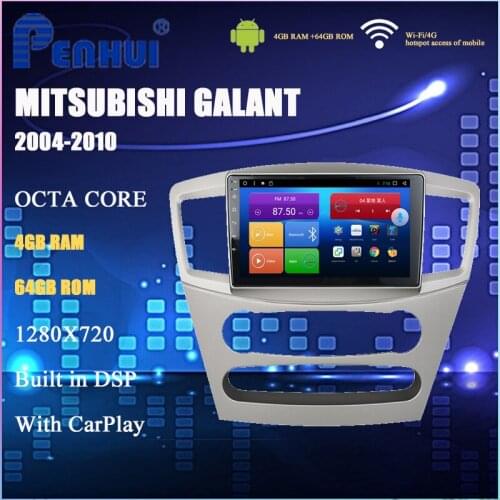 Car DVD GPS For Mitsubishi Galant (2004-2010) Car Radio Multimedia Video Player Navigation GPS Android 10.0 Double Din