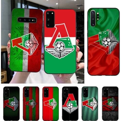 Moscow locomotive Phone Case For Samsung S20 S10 S8 S9 Plus S7 S6 S5 Note10 Note9 S10lite