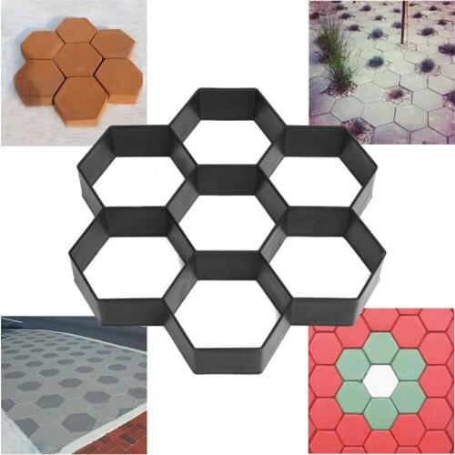 Garden Path Making Mould DIY Concrete Pavement Garden Path Mold Home Accessories
