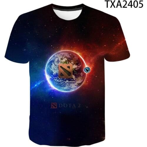 2020 New Summer 3D Printed T shirts Men Women Children Dota 2 Cartoon Anime Tops Kids Fashion Casual Boy Girl Tops Cool Tees