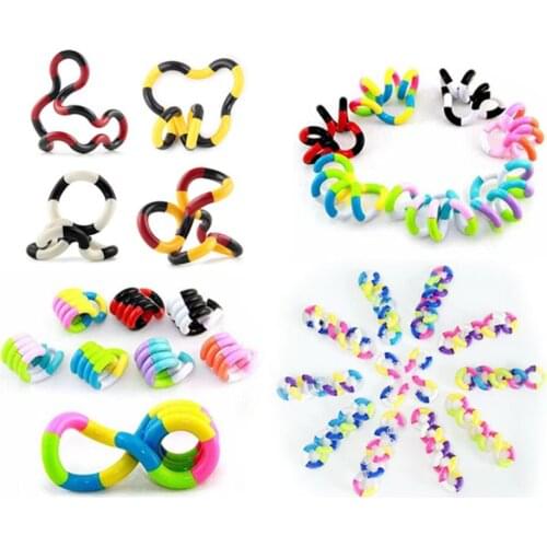 New DIY Anti Stress Toy Twist Adult Decompression Child Deformation Free Combination Rope Perfect Stress Kids Toys Fidget