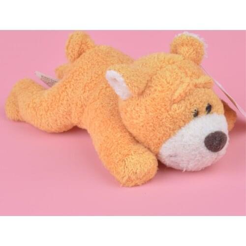 1 Pcs Orange Color Bear Plush Fridge Magnet Toy, Kids Child Doll Gift Free Shipping