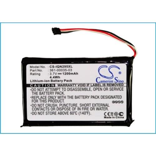 CameronSino for GARMIN Nuvi 2405 2405LT 2447 2457LMT 2557LMT 2597 LMT 2505LT 2789LMT 361-00035-03 361-00035-07 battery