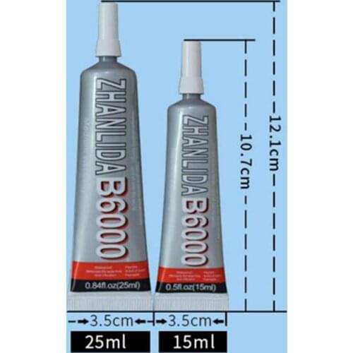B6000 Glue For Mobile Phone Screen Repair Adhesive 15ml 25ml Epoxy Resin Transparent Glue For DIY Jewelry Crafts Glass Supplies