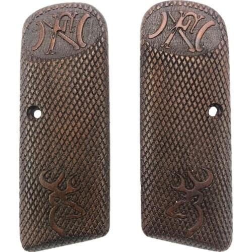 Browning FN Model 1922 Compatible Long Belgium Custom Pattern Laser Cut Wooden Grip Mod17