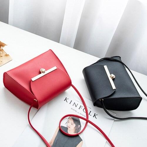 Fashion PU Leather Handbag Satchel Messenger Cross Body Shoulder Money With Cash Square Bag Purse For Women