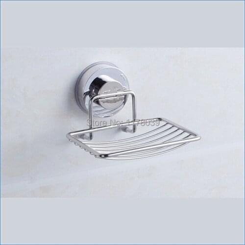 Stainless steel bath soap dish,bathroom suction soap dish,sucker soap dish,Bathroom hardware accessories,J15462