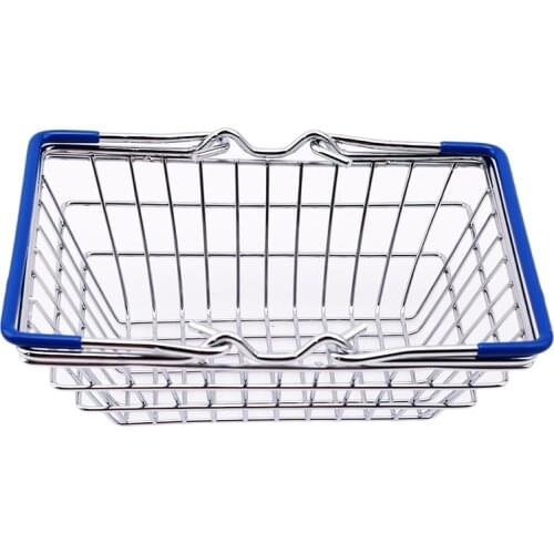 New Baby Kids Simulation Mini Shopping Cart Toys Supermarket Folding Trolley Handcart Funny Toys Kids Toys Storage Basket