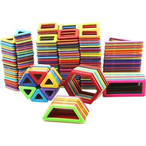 New Big Size Magnetic Designer Construction Set Model & Building Toy Magnets Educational Toys For Kids Gift