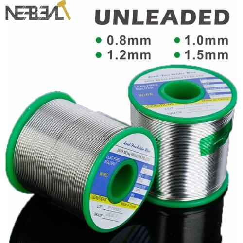 500/800/1000g Lead Free Wire Tin Melt Welding Soldering Iron 0.8/1.0/1.2/1.5mm Unleaded Lead Rosin Core for Electrical Solder