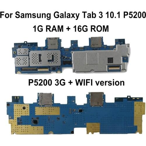 Original For Samsung Galaxy Tab 3 10.1 P5200 P5220 3G Wifi Mainboard Logic Board