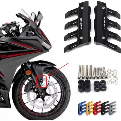 Motorcycle Front Fender Side Protection Guard Mudguard Sliders For HONDA CBR500R CBR 500R Accessories universal