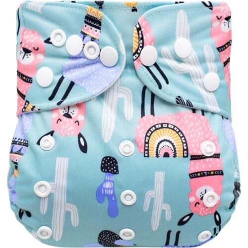 [Mumsbest] Eco-Friendly Baby Washable Waterproof Cloth Diapers Reusable Childrens Reusable Pants 0-2 Year 3-15kg Pocket Nappy