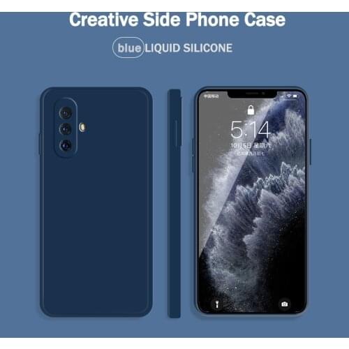 Straight Edge Style Soft Handfeeling Gel Silicone Shockproof Phone Case for Vivo X30 Dustproof Back Cover