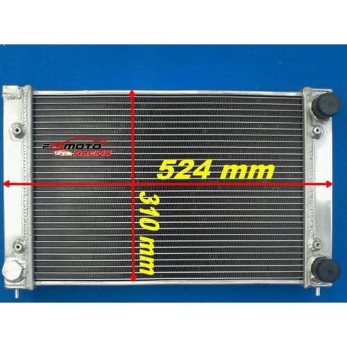 Aluminum Radiator For VW Golf MK2 MK II 1.6 8V and 1.8 16V MT 1982-1992 83 84 85 86 87 89 90 91