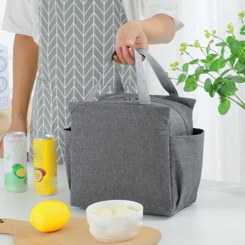 Thermal Bento Box Bag Premium Quality Waterproof Durable Lunch Box Organizer for Office Worker Picnic H88F