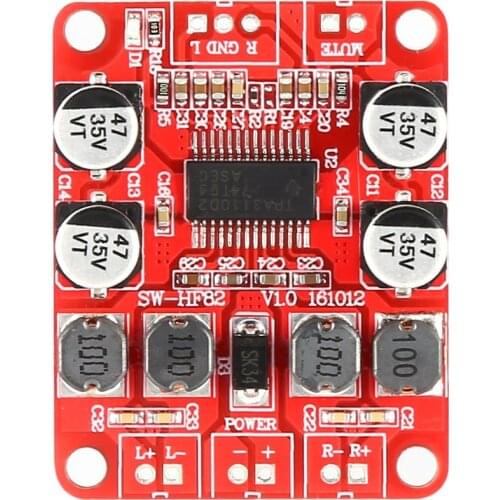 TPA3110 Power Amplifier Board High Power Digital Power Amplifier Board HF82 Durable 2019 2X15W Two Channel 111*18*133 Piece 45g