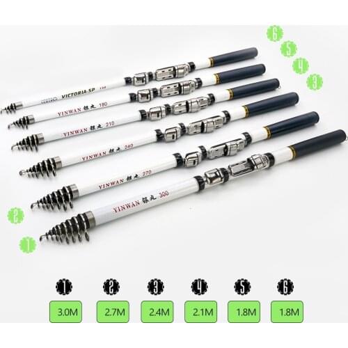 Ultra Light Spinning Fishing Rod 1.5M-3.0M H Boat Power Lure Casting Wt 3g-21g Fiber Rock Travel Pole