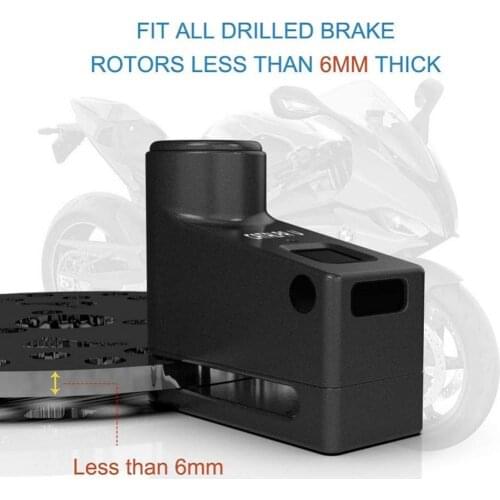 Motorcycle Scooter Bicycle Wheel Padlock Fingerprint Anti-Theft Disc Brake Lock