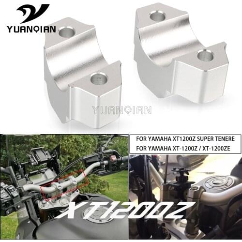Motorcycle 25mm Handlebar Risers Fat Handle Bar Mount Clamp For YAMAHA XT-1200ZE XT1200ZE XT1200Z SUPER TENERE XT1200 Z ZE 14-21