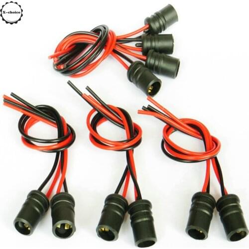 10 Pcs T10 W5W Light Bulb Socket Holder Soft Rubber - for Cars or Bikes
