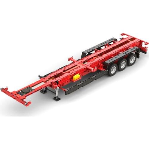 1641Pcs MOC-36644 Container Trailer Bricks DIY Small Particle Building Block Model Stem Toy Gift