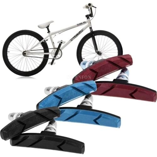 200 Pair Mountain Road Bike Brake Pads MTB Bicycle Braking V-Brake Holder Shoes Rubber Blocks Durable Cycling Accessories