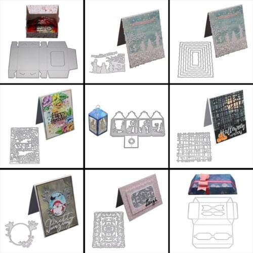 2020 Candy Box Metal Cutting Dies Stencil For DIY Scrapbooking Paper Card Embossing Craft Decor