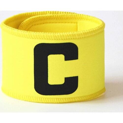 2021 Flexible Armband Adjustable Football Team Captain Band Arm Training Soccer Armband Football Sports Games Player Tournament