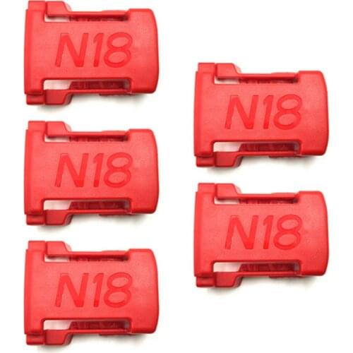 5Pcs Battery Storage Rack for Miwaukee 1828/1815/1840/1850/1860/1890 M18 Series 18V Lithium Battery Holder Case Fixing Devices