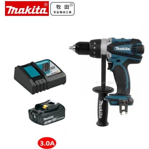 Makita DDF458 DDF458Z DDF458RME LXT 18V Li-Ion Cordless Mobile Heavy Duty Drill Driver 220~240V