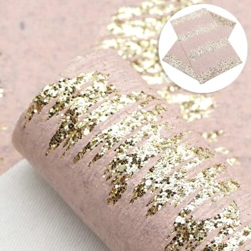 David accessories 20*33cm Sequins Glitter Faux Synthetic Leather for Bows Leather Sheets DIY Handmade Materials,1Yc11553