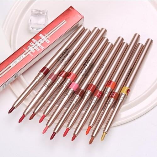 HANQIAN Automatic rotary pen lip liner pen lipstick is waterproof, durable