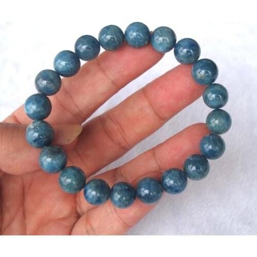 Free Shipping Natural Apatite Round 9.5mm Beads Bracelet Women Jewelry Accessories Weddings Parties Birthday Gift