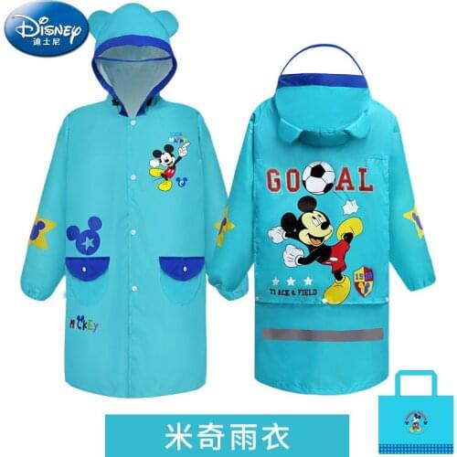 Disney kids Raincoat Minnie mickey Oxford cloth Cartoon Spiderman child Girls Rainproof Poncho Boys Rainwear Baby Rainsuit Gifts