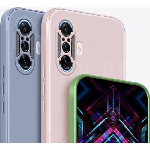 For Xiaomi Redmi K40 Gaming Case Liquid Square Rubber Silicone Original Case For Redmi K40 Gaming Cover for Redmi K40 Gaming