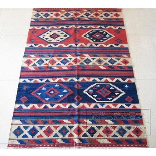 KILIM Kilim handmade wool braided rugs exotic national wind turkey coffee table living room carpet sofa 55gc149yg4