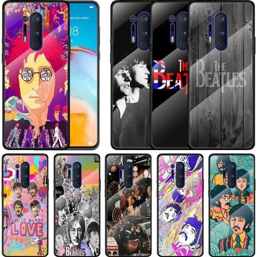 Classic Rock Band For Oneplus 9R 9 8T 8 Nord Z 7T 7 Pro 5G Tempered Glass Shell Phone Case Cover